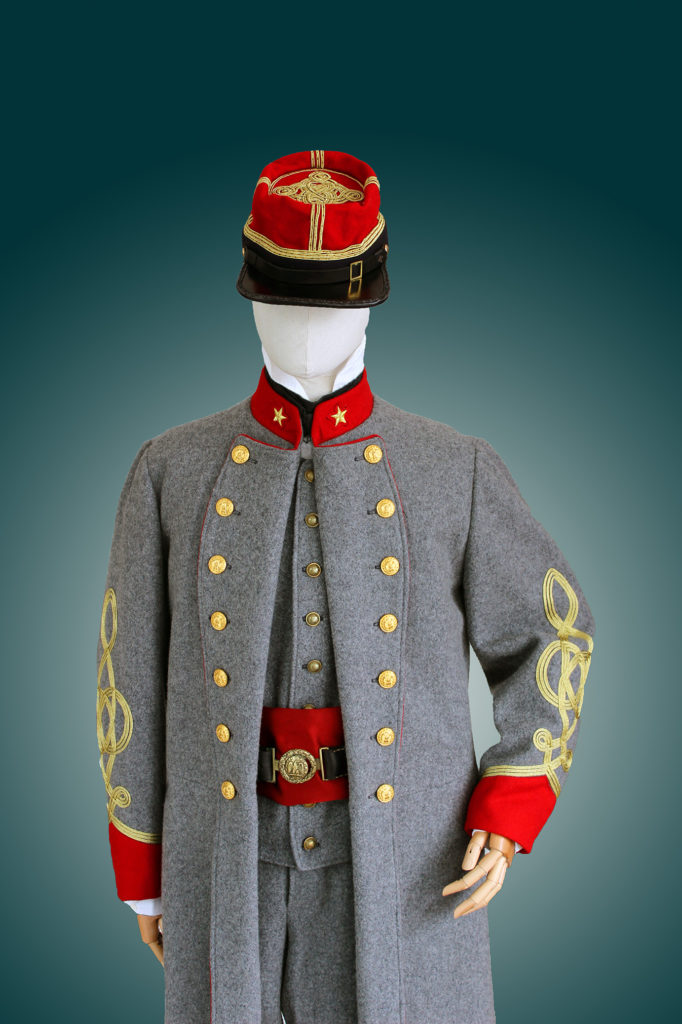 1860s Guerre de Secession US Major Confédéré La compagnie du costume